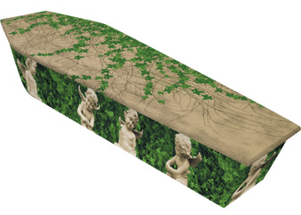 Dying Art Cherubs Picture Coffins